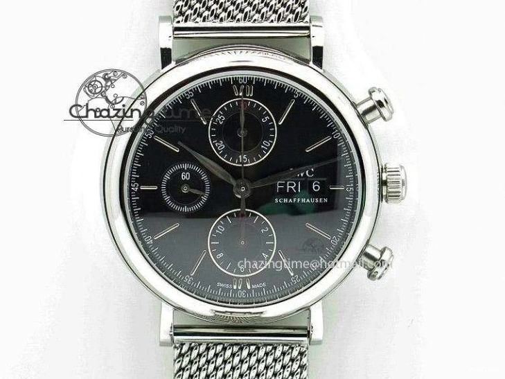 MIROTIME 0429 Compact Big Pilot “Markus Buhler” IW5003 Turbine V6F Best Edition Grey Dial On Leather Strap A 7314